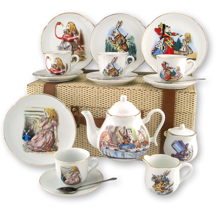 Alice Wonderland Tea Set for 2 [72.361/8] - $39.50 : Happily Ever