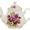 Berta Hedstrom Pansy Heirloom Bone China Teapot