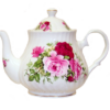 Summertime Rose 6 Cup Teapot