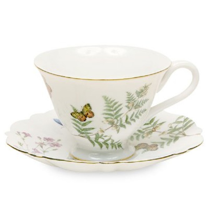 Butterfly Tea Cups And Saucers Set Of 4 The Teapot Shoppe Inc