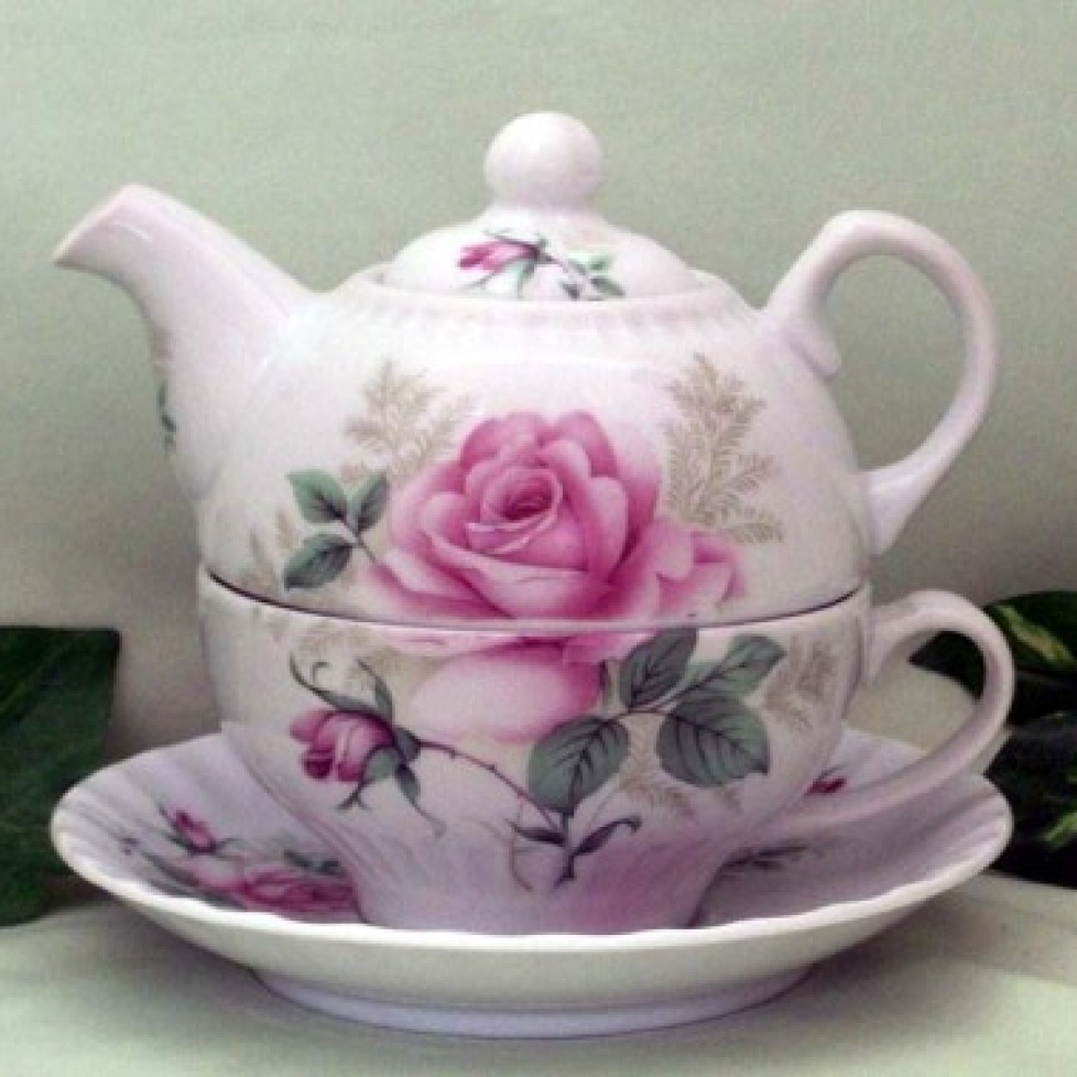 Fielder Keepsakes Lilac Bouquet Tea for One - The Teapot Shoppe, Inc.