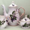 lily of the valley tea set