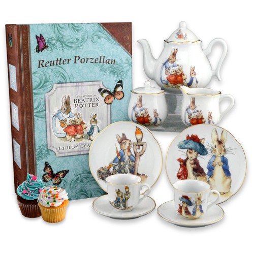 Beatrix Potter Large Tea Set in Story Book Box - The Teapot Shoppe, Inc.