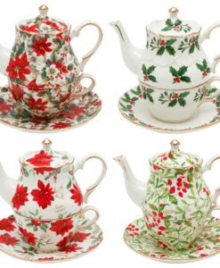 Christmas Teapots For One