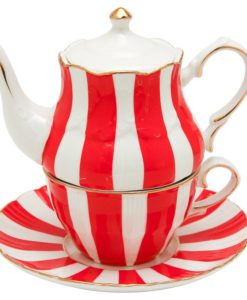 Red Carousel Teapot For One